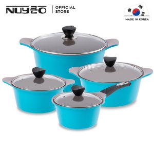 NUYEO Haneul Series Non-Stick Ceramic Coating Cooking Pot (18cm/20cm/24cm/28cm)